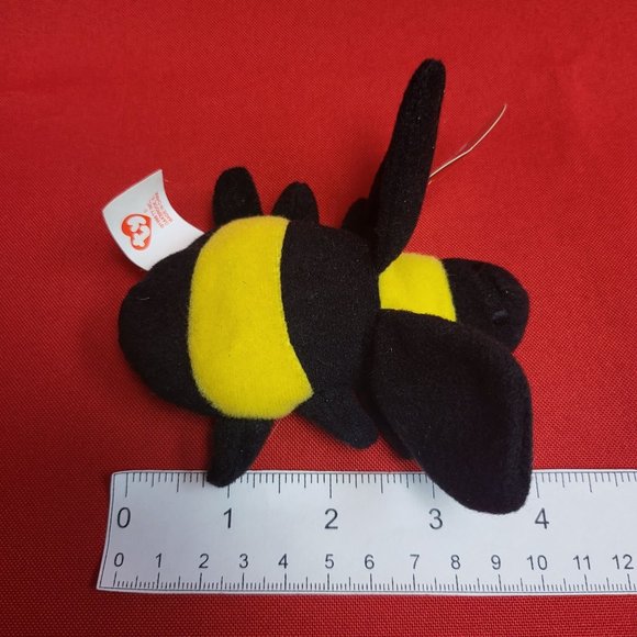 Bumble The Bee 1999 Ty Teenie Beanie Babies Mini Plush Stuffed Toy - Picture 10 of 11